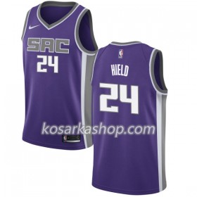 Dres Sacramento Kings Buddy Hield 24 Nike 2017-18 Ljubičasta Swingman